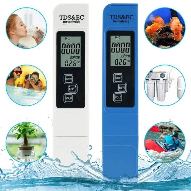🧪 Medidor de Pureza de Agua Portátil – ¡Descubre qué tan pura es tu agua en segundos! 💧