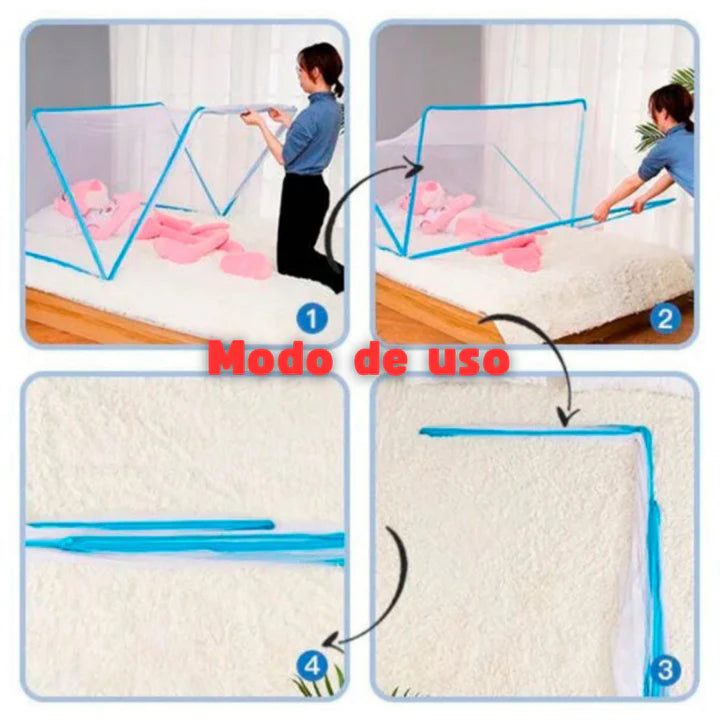 Toldillo Plegable Anti Mosquitos - MosquiProtec Pro™ 🦟🛏️ 5 Reseñas