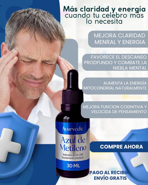 AZUL DE METILENO AYURVEDIC 30 ML