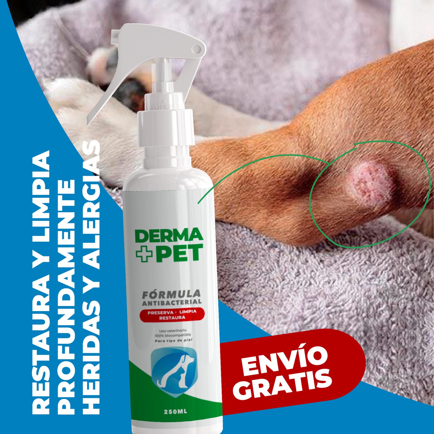 REVOLUCIONARIO DERMAPET+ENVIO GRATIS