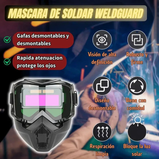 MASCARA DE SOLDAR WELDGUARD+ENVIO GRATIS
