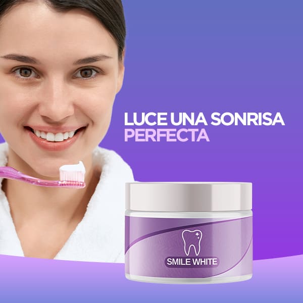 PASTA DENTAL BLANQUEADORA SMILE WHITE+ENVIO GRATIS